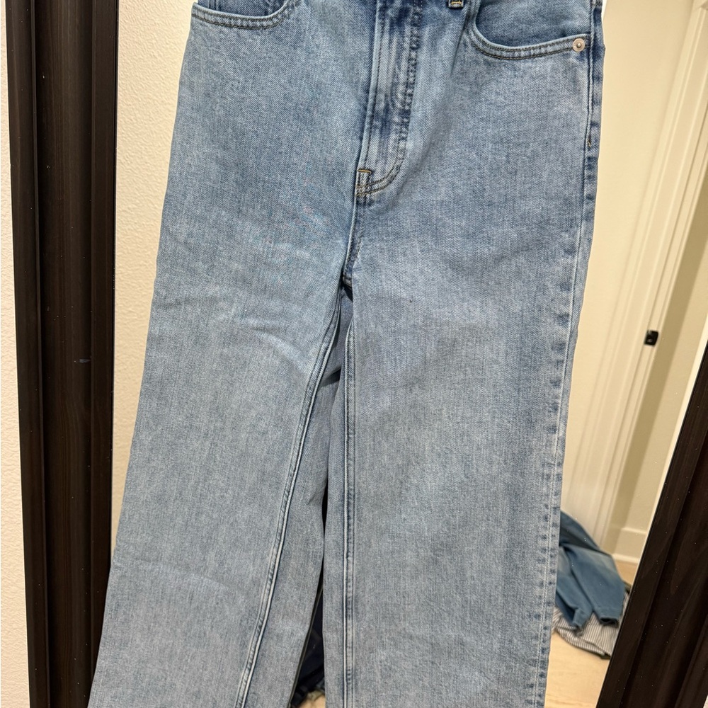 Everlane Light Blue Flare Jeans